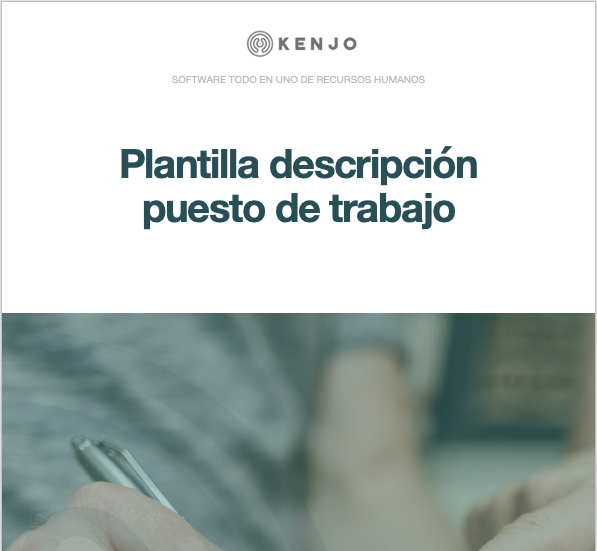 Plantilla Descripcion Puestos De Trabajo En Word Kenjo 7537